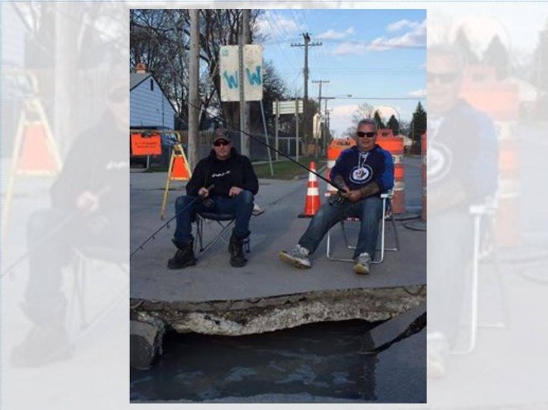 Ice fishing casino game in Canada